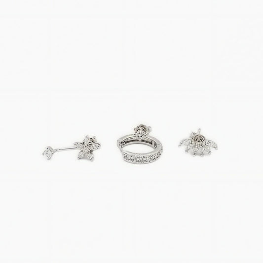 Boucles d'Oreilles Astra Argenté