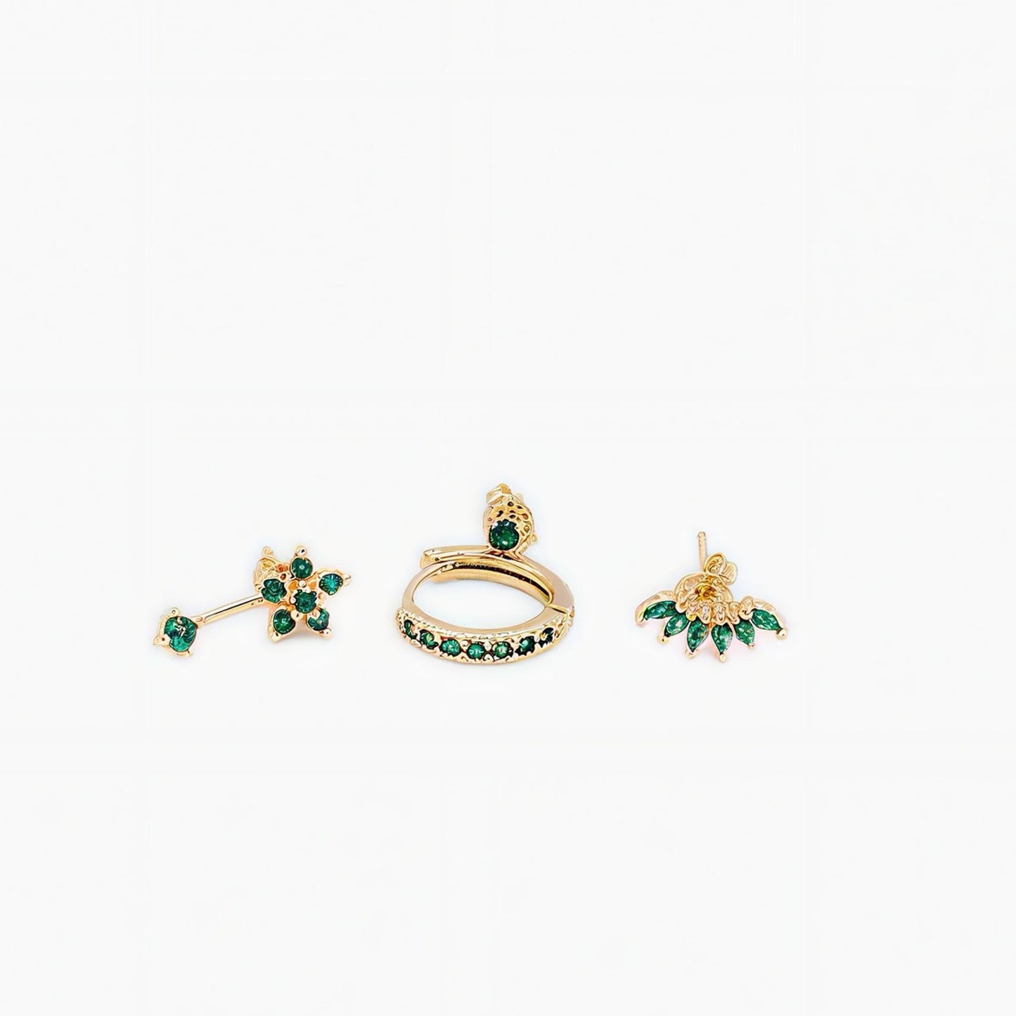 Boucles d'Oreilles Astra Vert